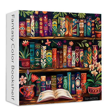 Fantasy Color Bookshelf puzzle puzzle 1000 pezzi
